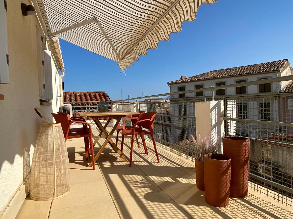 Apartament La Terrasse Sur Les Toits Narbona Zewnętrze zdjęcie